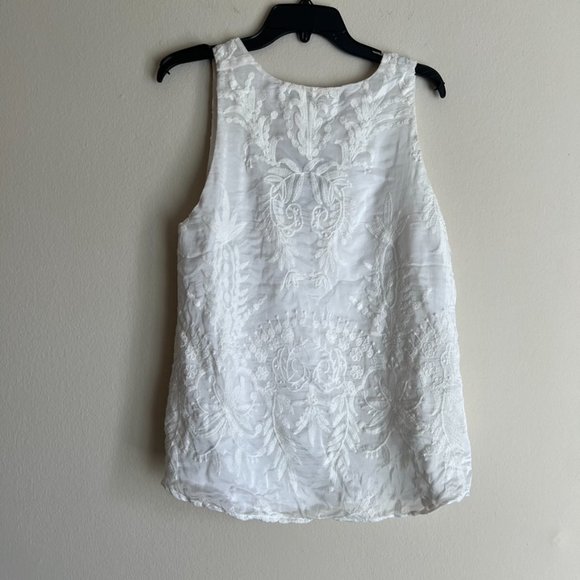 Merritt Charles Embroidered Lace Tank - Picture 2 of 5